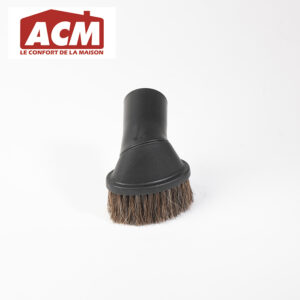 ACM Le confort de la maison vous présente la petite brosse ronde en crin accessoire pour aspiration centralisée Cyclovac