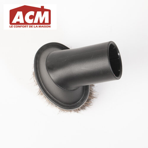 ACM Le confort de la maison vous présente la petite brosse ronde en crin accessoire pour aspiration centralisée Cyclovac